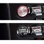 Charminghorse 1 Piece Black Real Carbon Fiber Engine Start Stop Button Cover Decor Sticker for Ford Mustang 2015-2020 Accessories