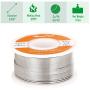 Whizzotech Solder Wire 60/40 Tin/Lead Sn60Pb40 with Flux Rosin Core for Electrical Soldering 4oz/100g/0.22lb Diameter 0.032 Inch/0.8mm