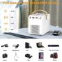 Mini Portable Projector Support 1080P Full HD,4000 Lumen Projector,±30° Electronic Keystone Correction,90'' Display,Compatible w TV Stick/PS5/Xbox/phone for Video Movie,Party Game,Outdoor Entertainment