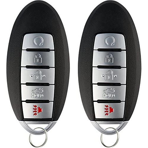 KeylessOption Keyless Entry Remote Car Smart Key Fob for Nissan Altima Maxima KR5S180144014 (Pack of 2)
