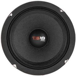 DS18 PRO-X5.4M Loudspeaker – 5.25'', Midrange, Red Aluminum Bullet, 300W Max, 150W RMS, 4 Ohms - Premium Quality Audio Door Speakers for Car or Truck Stereo Sound System (1 Speaker)