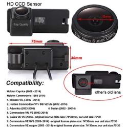 Backup Camera with Waterproof HD Night Vision Rear View and 170 Degree Super Wide Angle Reverse for Holden Caprice/Commodore/Monaro VX/Adventra /Sedan/Calais