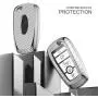 ELOHEI for Ford Key Fob Cover Case, Soft TPU Key Fob Case Protector Holder for 2017 2018 2019 Ford Fusion F150 F250 F350 F450 F550 Edge Explorer Escape Mustang Remote Keyless Entry (Silver) ELOHEI for Ford Key Fob Cover Case, Soft TPU Key Fob Case Protector Holder for 2017 2018 2019 Ford Fusion F150 F250 F350 F450 F550 Edge Explorer Escape Mustang Remote Keyless Entry (Silver)