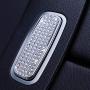 Pursuestar Bling Bling Crystal Armrest Box Button Cover Car Interior Trim Sticker Decals for Mercedes Benz 2019 2020 A B Class 2020 GLB GLA CLA