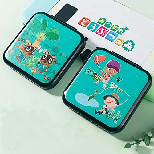 FNEIAE Switch Game Card Case, Cute Game Cartridge Holder for Nintendo Switch with 12 Card Slots (Leaf)