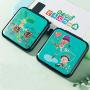 FNEIAE Switch Game Card Case, Cute Game Cartridge Holder for Nintendo Switch with 12 Card Slots (Leaf)