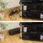 D-Line Cable Management Box | Hide and Conceal Power Strips and Electrical Cords from TVs, Computers, and Desks | Cord Organizer Made from Electrically Safe ABS Material (Large, Black)