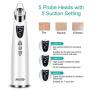 Blackhead Remover Pore Vacuum/IVETTO Blackhead Vacuum Face Acne Removal Blackhead Extractor Device/USB Rechargeable with 5 Probe heads