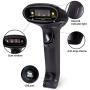 USB Barcode Scanner Wired Handheld Laser Bar Code Reader Scanner Black