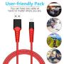 Boreguse Lightning Cable, Apple Certified, 4Pack [3.3FT 6.6FT] Nylon Braided Durable Fast sync & Charging Cord for iPhone Xs,XS Max,XR,X,8 Plus,8,7 Plus,7,6 Plus,6,6S Plus,6s,5,iPad and More(red)