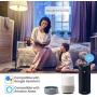 Smart Light Bulb E26 9W WiFi Color Changing LED Bulbs Work with Alexa Google Home, Tunable White 2700-6500K Dimmable RGB Lighs Bulb, A19 900Lm, No Hub Required (3 Pack)