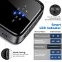 ELEGIANT Bluetooth 5.0 Transmitter Receiver Wireless Audio Adapter Low Latency Pair 2 Headphones at Once Built-in Mic, LED Indicator, Optical TOSLINK 3.5mm AUX RCA for TV Home Stereo System(Black)