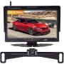 AMTIFO A15 Wireless Backup Camera Kit,HD 7 Inch Monitor with 2 Video Channels Designed for Cars,SUVs,Minivans,Super Night Vision,DIY Guide Lines
