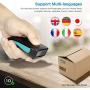 NETUM Bluetooth Barcode Scanner, Compatible with 2.4G Wireless & Bluetooth Function & Wired Connection, Connect Smart Phone, Tablet, PC, Laser Bar Code Reader Work with Windows, Mac,Android, iOS