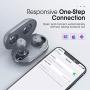 Wireless Earbuds, Mpow M12 Bluetooth Earbuds, Wireless Charging & USB-C Charging Case Bluetooth Headphones Wireless Earphones w/Mic, Bass Sound/IPX8 Waterproof/Touch Control/25 Hrs/Dual Modes, Gray