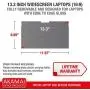 15.6 inch Akamai Computer Privacy Screen (16:9) - Removable Edge to Edge Glass - Blue Light Screen Protector - Laptop Anti Glare Screen Protector
