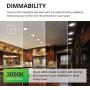 Sunco Lighting 12 Pack 6 Inch Slim LED Downlight, Baffle Trim, Junction Box, 14W=100W, 850 LM, Dimmable, 3000K Warm White, Recessed Jbox Fixture, IC Rated, Retrofit Installation - ETL & Energy Star