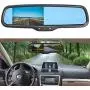 EWAY for Toyota Tundra 2007-2014 4.3'' Rear View Mirror Monitor with Tailgate Handle Backup Camera Kit Parking Waterproof CCD Reverse Reversing Night Vision Car Safety Backing Auto Cameras