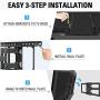 Mounting Dream TV Wall Mounts TV Bracket for 42-70 Inch TVs, Premium TV Mount, Full Motion TV Wall Mount with Articulating Arms, Max VESA 600x400mm and 100 LBS, Fits 16'', 18'', 24'' Studs MD2296-24K