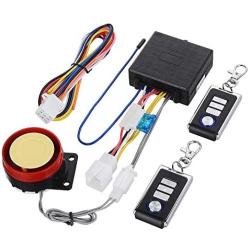 Motorcycle Anti-Theft Alarm Security System,Jtron Remote Control Engine Start Bike Anti-Hijacking Cutting Off Remote Engine Start Arming Disarming,Waterproof Security Cycling Bike Alarm with Remote