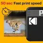 KODAK Mini 3 Square Retro Portable Printer - Social Media Photo Instant Printer – Premium App iOS & Android Compatible – Wireless Connection – 3x3inch Photo - 4PASS Technology - 60 Sheet Bundle Black