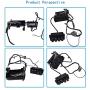 labwork Auxiliary Dash Upfitter Switch with Harness Assembly AL3Z13D730AA SW-6760 Fit for 2011-2016 Ford Super Duty F250 350 450 550