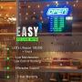 GLI Led Open Sign with Business Hours – Stand Out with 1000’s Color Combos to Match Your Brand, – Neon Flash, or Scroll – Programmable App, 15 x 16.5 inch