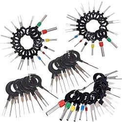 70 Pcs Terminal Removal Key Tool, BingSnow Terminal Pin Extractor Puller Repair Remover Key Tools for Most Connector Terminal