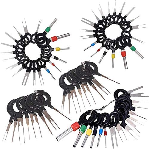 70 Pcs Terminal Removal Key Tool, BingSnow Terminal Pin Extractor Puller Repair Remover Key Tools for Most Connector Terminal