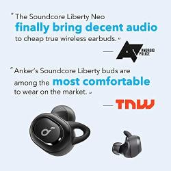 2019 Upgraded, Anker Soundcore Liberty Neo True Wireless Earbuds, Pumping Bass, IPX7 Waterproof, Secure Fit, Bluetooth 5 Headphones, Stereo Calls, Noise Isolation, One Step Pairing, Sports, Work Out