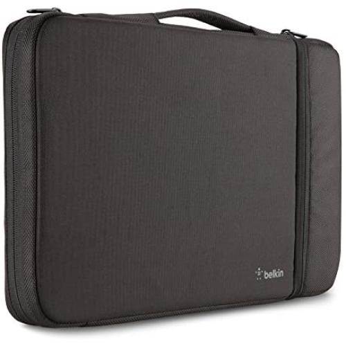 Belkin Air Protect Sleeve with Storage Pouch for 11” Chromebooks & Laptops (B2A070-­C01) Black