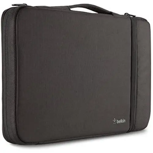 Belkin Air Protect Sleeve with Storage Pouch for 11” Chromebooks & Laptops (B2A070-­C01) Black