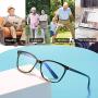 ZENOTTIC Anti Blue Light Glasses Blue Light Blocking Reading Glasses Stylish Leopard Glasses Anti Eyestrain for Women