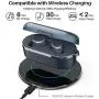 TOZO T10 Bluetooth 5.0 Wireless Earbuds with Wireless Charging Case IPX8 Waterproof TWS Stereo Headphones in Ear Built in Mic Headset Premium Sound with Deep Bass for Sport Blue