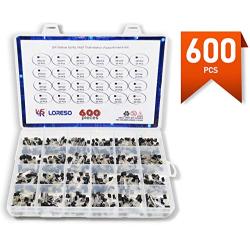 Transistor Assortment Kit Box by Loreso - 600 Piece 24 Value NPN PNP Transistor Box 2N2222 2N2907 BC327 BC337 BC556 2N3903 S9012 for Hobby Electronics, Audio-Video, Repair & Electronic Projects