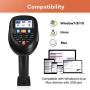 Trohestar Nuberopa N6 Barcode Scanner Wireless & Wired 1D Handheld PDA Portable Data Terminal Inventory Device 2.4 GHz Bar Code Reader