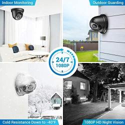 ANNKE 8CH Surveillance Security Camera System 5MP Lite H.265+DVR Recorder and (4) Outdoor 1080P 2MP CCTV Dome Cameras with Ultra Clear Night Vision, Email Alert with Snapshots, NO Hard Drive-S300