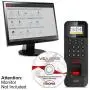 Visionis VIS-3013 Indoor Access Control Time Attendance Black Waterproof WiFi TCP/IP Wiegand Fingerprint Biometric IP42 Card Reader Keypad with Software 125KHz EM Card Compatible 3,000 Users Visionis VIS-3013 Indoor Access Control Time Attendance Black Waterproof WiFi TCP/IP Wiegand Fingerprint Biometric IP42 Card Reader Keypad with Software 125KHz EM Card Compatible 3,000 Users