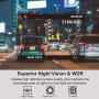 Rexing V1 - 4K Ultra HD Car Dash Cam 2.4'' LCD Screen, Wi-Fi, 170° Wide Angle Dashboard Camera Recorder with G-Sensor, WDR, Loop Recording, Supercapacitor, Mobile App, 256GB Supported