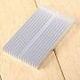 Easycargo 4pcs 60mm Heatsink 100x60x10mm, Aluminum Cooling Heat Sink, Cooler Heatsink for Cooling LED Panel (100mm x 60mm x 10mm) (Silvertone)