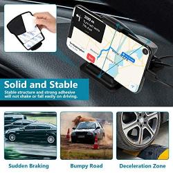 Cellphone Holder for Car, Anti-Slip Car Mount, Car Dashboard GPS Holder with Cord Organizer, Compatible with iPhone X/XS/8P/8/7P/7/6S Plus, Galaxy S10e/S9/S8 and 3.5-6 Smart Phones or GPS Devices