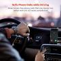 TaoTronics Bluetooth Car Kit, Bluetooth Receiver, Bluetooth 4.2 Hands-Free Audio Adapter (Built-in Microphone, CVC 6.0 Noise Cancellation, 3M Magnetic Base, Air Vent Clip, Dual 2.1A USB Car Charger)