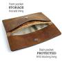 Faraday Phone Bag - RFID Purse - True Cow Leather Vintage Style