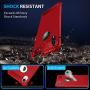 iPhone XR Case with Card Holder and[Screen Protector Tempered Glass x2Pcs] SUPBEC Protective Ultra-Thin-Slim Cover with Silicone TPU Shockproof Rubber Wallet Case for iPhoneXR 6.1''-Red