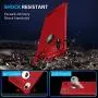 iPhone XR Case with Card Holder and[Screen Protector Tempered Glass x2Pcs] SUPBEC Protective Ultra-Thin-Slim Cover with Silicone TPU Shockproof Rubber Wallet Case for iPhoneXR 6.1''-Red