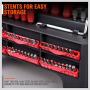 HORUSDY 100-Piece Magnetic Screwdriver Set with Plastic Racking, Tools for Men Tools Gift