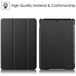 Fintie Case for New iPad 8th Gen (2020) / 7th Generation (2019) 10.2 Inch - Lightweight Slim Shell Standing Hard Back Cover with Auto Wake/Sleep Feature, Black