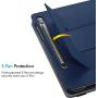 Fintie Keyboard Case for Samsung Galaxy Tab S6 10.5'' 2019 (Model SM-T860/T865/T867), [Patented S Pen Slot Design] Folio Stand Cover with Removable Wireless Bluetooth Keyboard, Navy