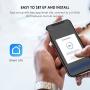 Smart Plug Compatible with SmartThings, Alexa Google Assistant for Voice Control, Teckin Mini Smart Outlet Wifi Socket with Timer Function, No Hub Required, White FCC ETL Certified