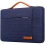Lacdo 360° Protective 11 Inch Chromebook Case Handle Laptop Sleeve for 11.6 inch Samsung HP Stream/Acer Chromebook R 11 / ASUS C202 / MacBook Air 11.6 inch, Surface Pro X 7 6, C330 2-in-1 Bag, Blue